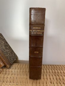 Livre ancien : Journal 1918 de Pharmacie et de Chimie