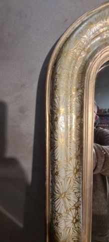 petit miroir louis philippe  1900   bois d origine 60x45   v
