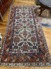 Tapis ancien Northwest Oriental fait main, 1V08