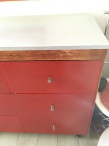 Ancien meuble photographe indus