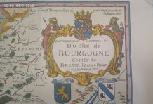 Carte duché de Bourgogne