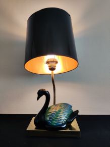 lampe canard style Hollywood Regency