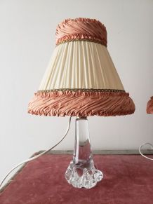 Paire de lampes Baccarat