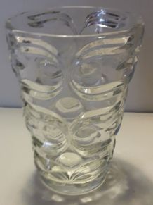 vase transparent italien