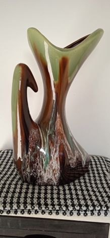 grand vase jarre céramique émaillés tb état 1960