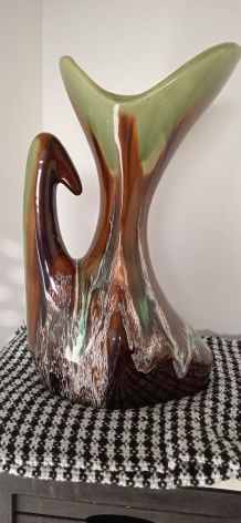 grand vase jarre céramique émaillés tb état 1960