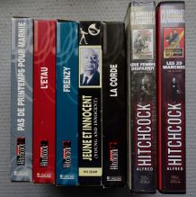 Lot de 7 cassettes VHS de Alfred Hitchcock
