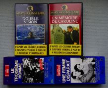 Lot de 4 cassettes VHS de films policiers