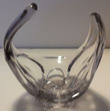 centre de table en cristal violet