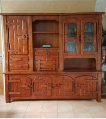 Meuble living en bois massif 