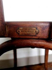 Paire de chaises bistrot bois courbé style Thonet  vers 1950