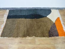 Handmade Berber carpet 195 X 130 CM