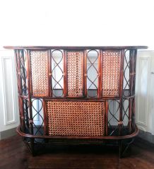 Grand bar en rotin , 1960 