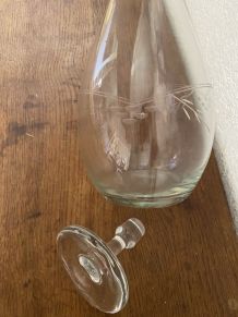 Carafe vintage au bouchon original.