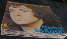 Lot 10 vinyles 45 tours Michel Sardou