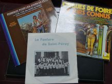 Lot 3 Vinyles 33 tours orgues, cor et harpe