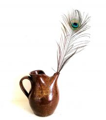 Pichet en grès au bec pincé 1960 