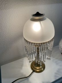 Lampe à pampilles "Charleston"