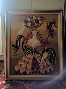 tapisserie  d'art " l'automne " de P. REY