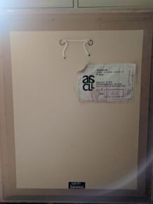 tapisserie  d'art " l'automne " de P. REY