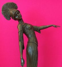 Bronze Chiparus „la Danseuse aux pieds nus“ Art Déco 