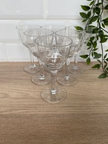 Set de 6 verres à vin