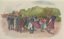 Ancien plateau de service Obernai Sarreguemines (Henri Loux)