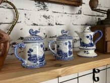 Trio de 3 petites pots céramique d'Italie