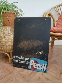 Ardoise Publicitaire "Persil" Ancienne Vintage Epicerie