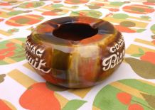 Cendrier publicitaire en céramique cognac Bisquit