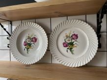 2 assiettes vintage de Luneville