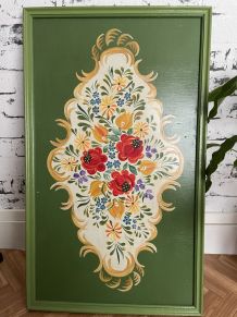 Tableau peinture à l'huile florale 