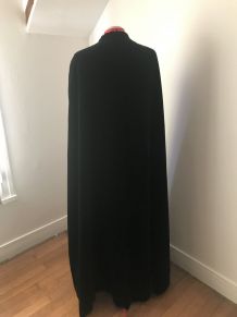 Cape velours noir Vintage