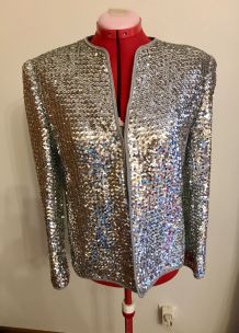 Veste du soir Vintage à paillettes