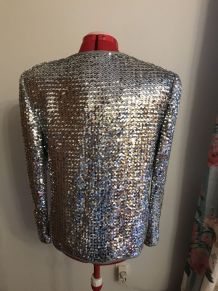 Veste du soir Vintage à paillettes