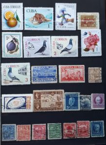 Album de timbres USA, Canada, Amérique du Sud, Cuba