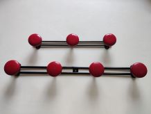 porte-manteaux muraux métal vintage