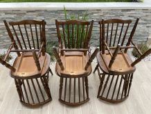 6 chaises bistrot Baumann Tacoma