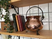 Chaudron en cuivre ancien 