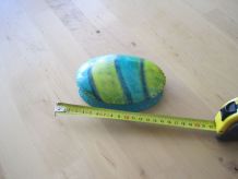 grande boite a pilules en porcelaine peint main décor unique