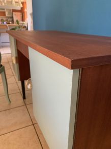 Bureau style scandinave et son fauteuil bridge