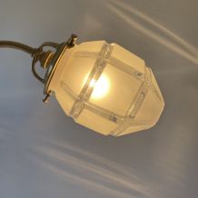 ANCIENNE LAMPE APPLIQUE ART-DECO