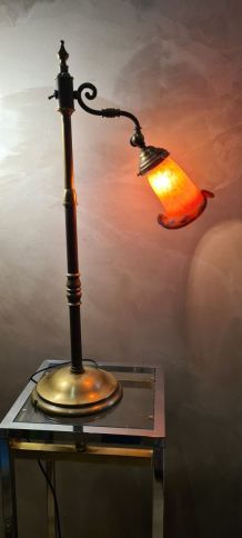 grande lampe de bureau 1930  art deco   extensible 66x30x56 