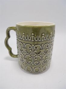 Série de 5 mugs vintage