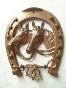 porte clée fer a cheval,  vintage