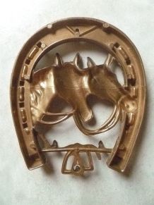 porte clée fer a cheval,  vintage