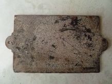 Plaque  en acier  émaillé, numero 16 , vintage