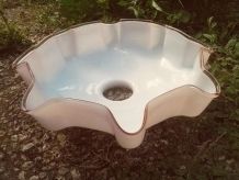 Suspension Opaline Rose , vintage