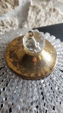 Applique / plafonnier en bronze avec perles