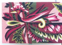 Tapisserie murale/Canevas "L'oiseau rouge" d'après J. Lurçat